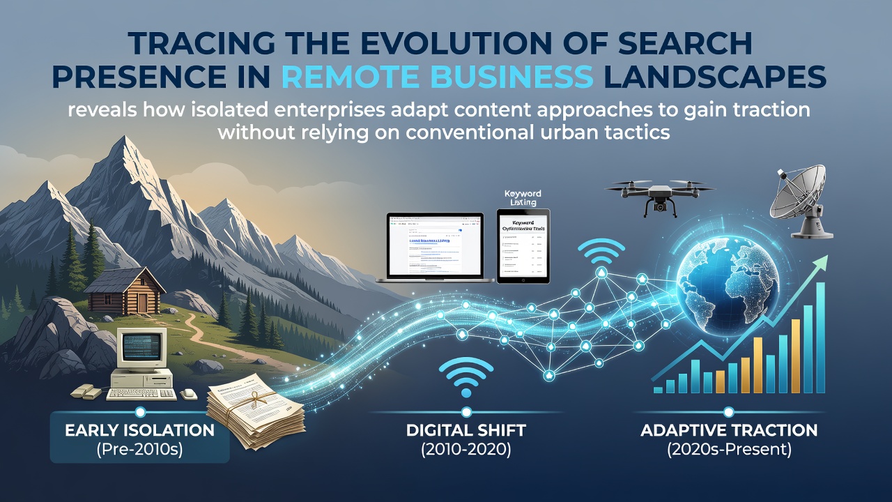 Tracing the Evolution of Search Presence in Remote Business Landscapes reveals how isolated enterprises adapt content approaches to gain traction without relying on conventional urban tactics